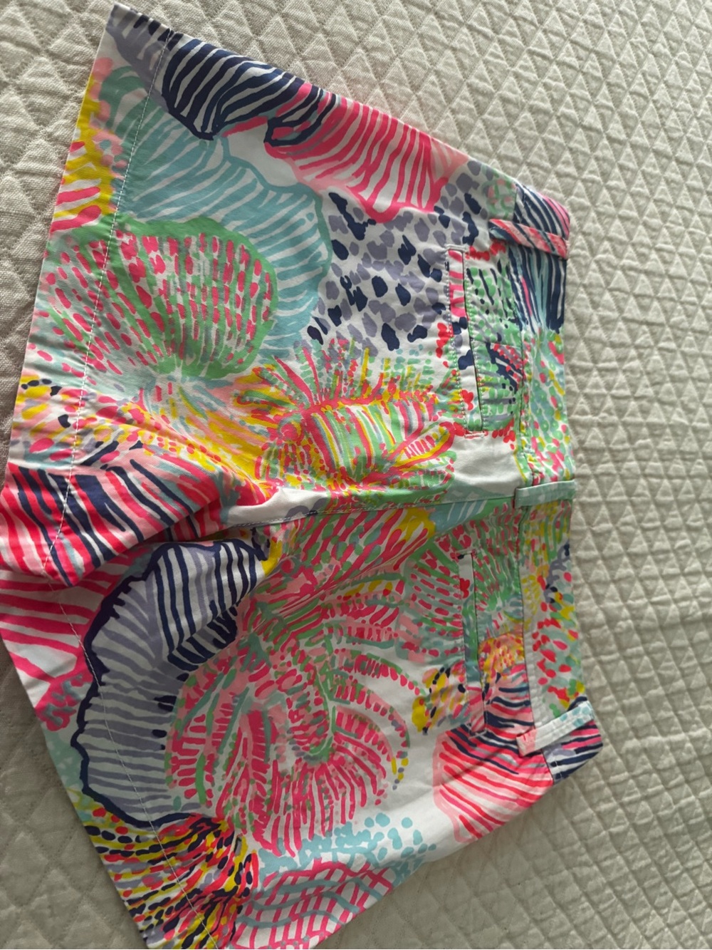 Lilly Pulitzer Bright Multicolor Tropical Print Shorts - Pink, Green, Blue